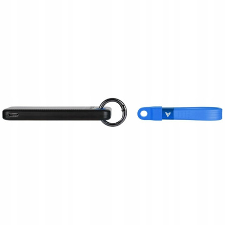Dysk zewnętrzny SSD Verbatim Pocket 256GB USB-C 3.2 Gen.2 czarno-niebi