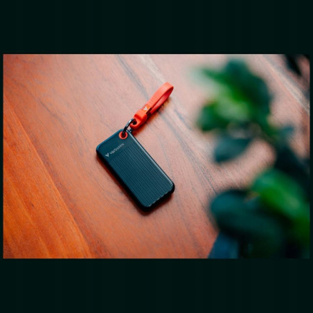 Dysk zewnętrzny SSD 256GB USB-C Verbatim Pocket czarno-czerwony 3.2 Ge