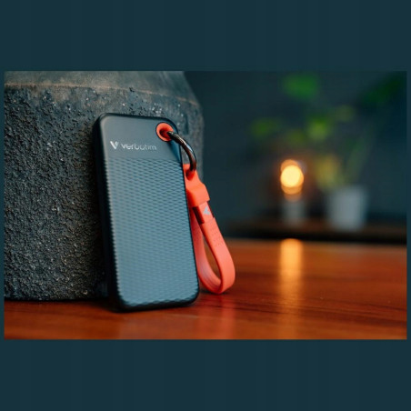 Dysk zewnętrzny SSD 256GB USB-C Verbatim Pocket czarno-czerwony 3.2 Ge