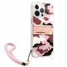 Guess moro paskiem Camo Strap — etui do iPhone 13 Pro, różowe