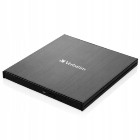Nagrywarka zewnętrzna do CD/DVD Verbatim USB-C czarna slim