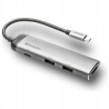 Adapter hub USB-C HDMI aluminiowy 4 porty 2xUSB-A 3.0 Verbatim