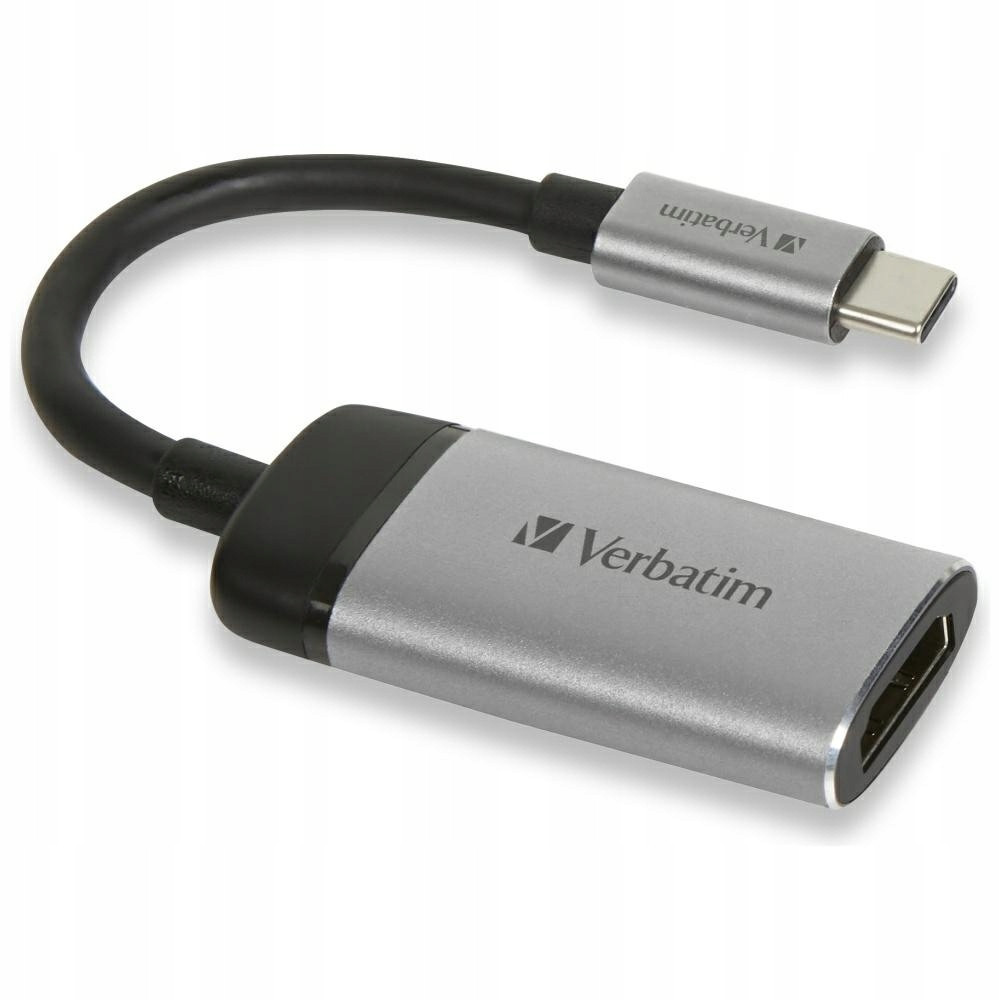 Adapter USB-C HDMI 4K aluminiowy Verbatim przejściówka