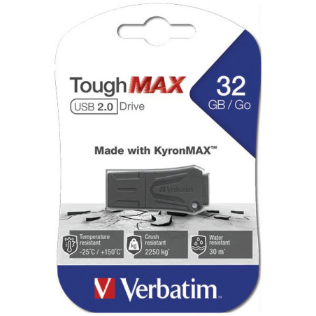 Pendrive 32GB USB-A 2.0 czarny ToughMAX Verbatim