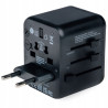 Adapter podróżny do EU UK US Verbatim 2x USB-A czarny