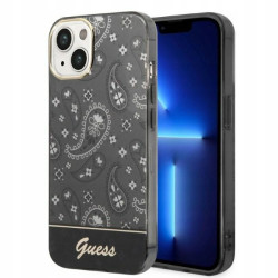 Guess Bandana Paisley hardcase — etui do iPhone 14, czarny