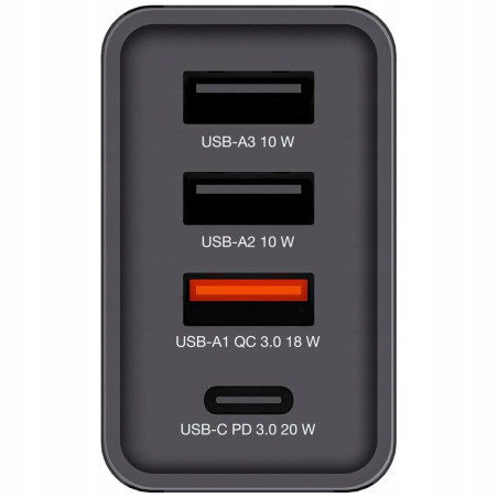 Ładowarka sieciowa 30W USB-C PD czarna Quick Charge Verbatim