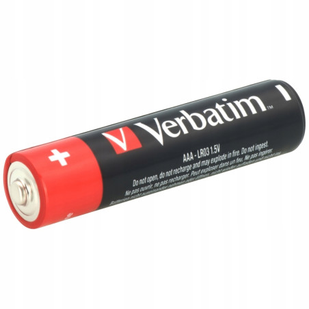 Verbatim Bateria alkaliczna AAA LR0310szt 49874