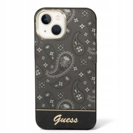 Guess Bandana Paisley hardcase — etui do iPhone 14, czarny