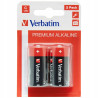 Bateria alkaliczna C LR14 2szt czarna Verbatim 1,5V