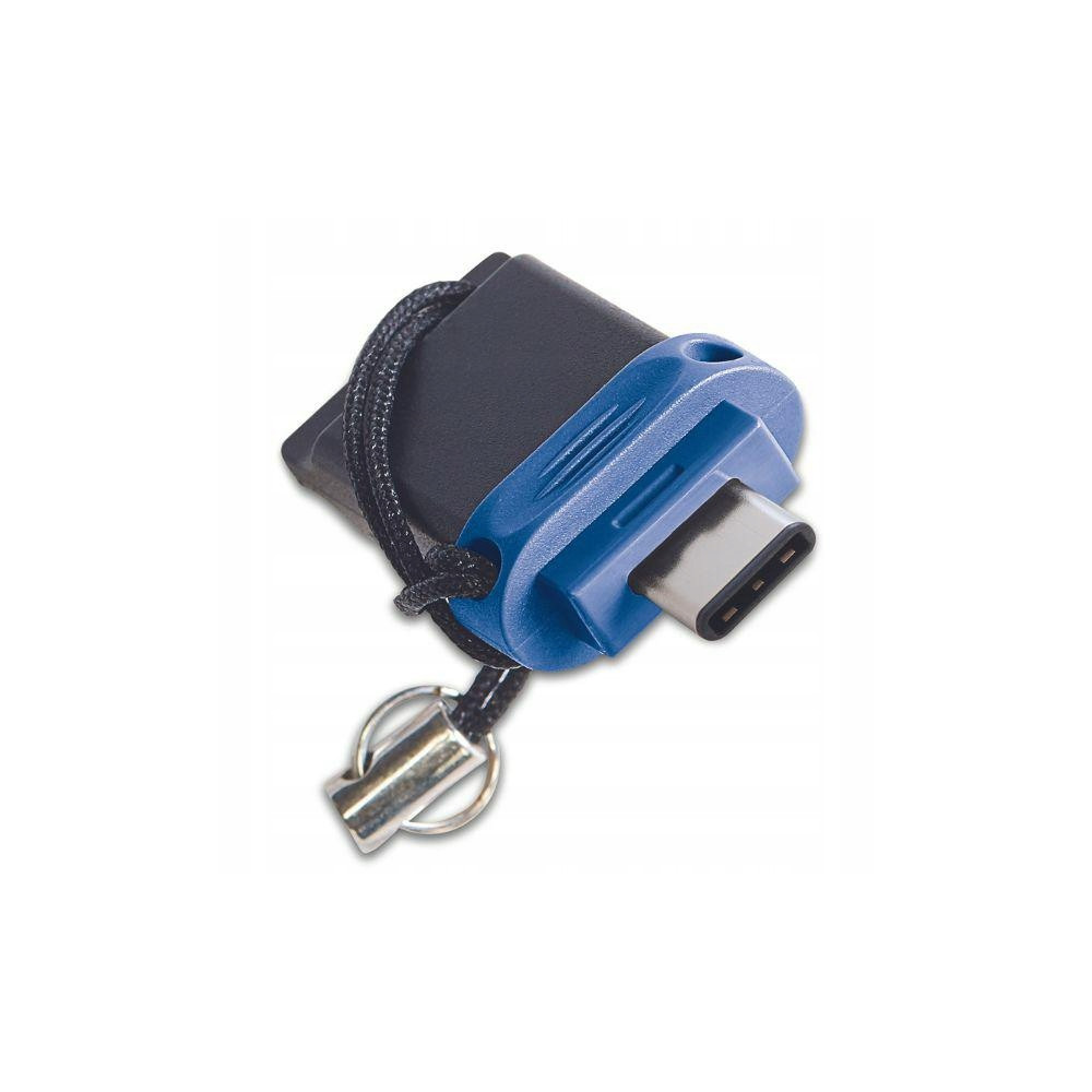 Pendrive 64GB USB-C/USB-A Verbatim czarny tworzywo sztuczne