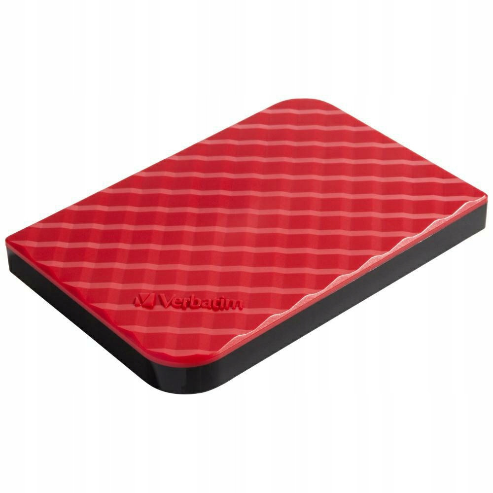 Dysk zewnętrzny 1TB USB HDD Verbatim Store n Go czerwony tworzywo sztu