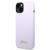 Guess Vintage hard — etui do iPhone 14 Plus, fioletowe
