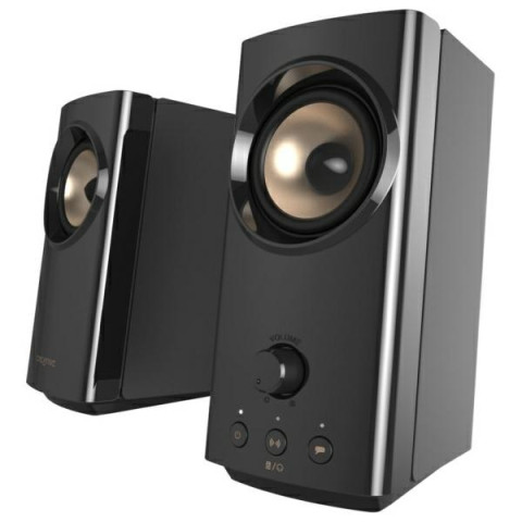 Głośniki bezprzewodowe Creative T60 Bluetooth 5.0 czarne minijack 3,5m