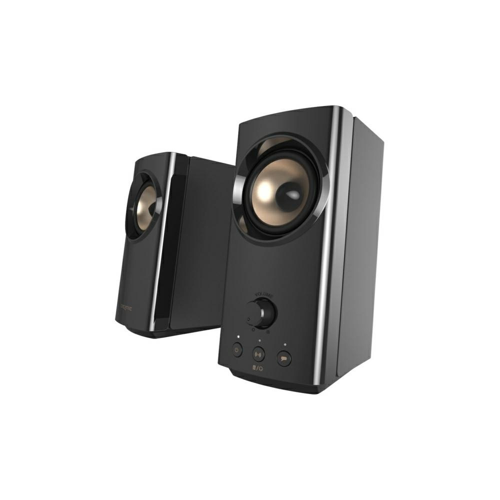 Głośniki bezprzewodowe Creative T60 Bluetooth 5.0 czarne minijack 3,5m