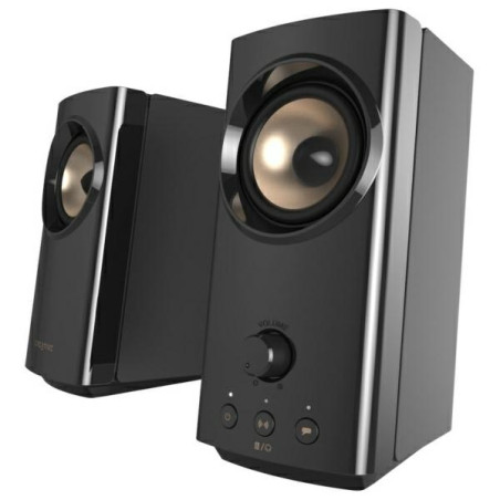 Głośniki bezprzewodowe Creative T60 Bluetooth 5.0 czarne minijack 3,5m