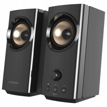 Głośniki bezprzewodowe Creative T60 Bluetooth 5.0 czarne minijack 3,5m