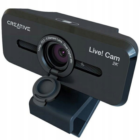Kamera internetowa Creative Sync V3 QHD czarna USB mikrofon