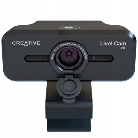 Kamera internetowa Creative Sync V3 QHD czarna USB mikrofon