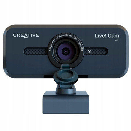 Kamera internetowa Creative Sync V3 QHD czarna USB mikrofon