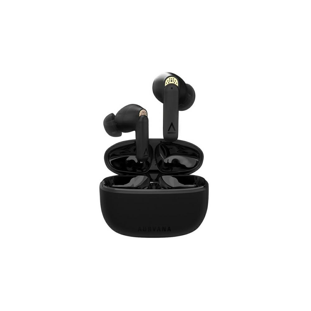 Słuchawki dokanałowe Bluetooth ANC mikrofon czarne Creative Aurvana do