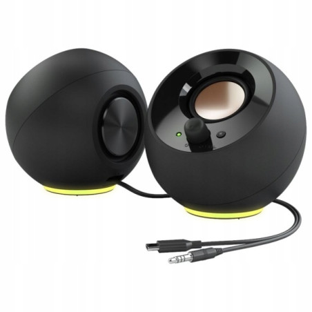 Głośniki komputerowe Creative Pebble SE 2.0 USB-C RGB czarne