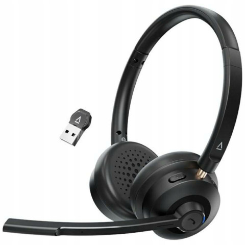Słuchawki nauszne Bluetooth z mikrofonem Creative Chat Wireless czarne