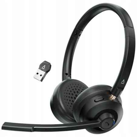 Słuchawki nauszne Bluetooth z mikrofonem Creative Chat Wireless czarne