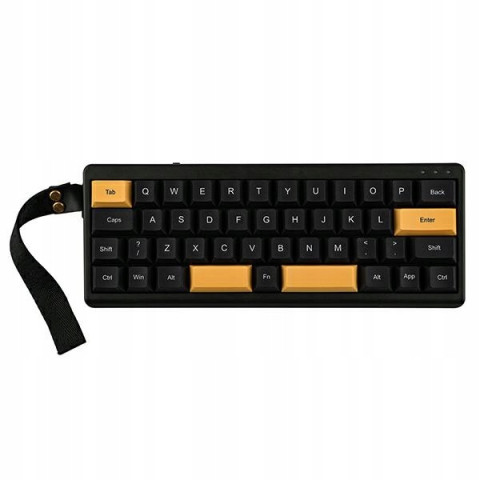 Klawiatura mechaniczna kompaktowa Bluetooth USB Epomaker TH40 czarno-z