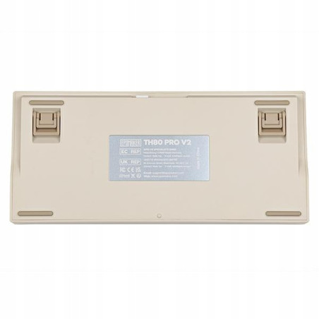 Klawiatura mechaniczna Epomaker TH80 Pro V2 Wisteria Linear biała