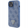 Guess Crossbody Hardcase 4G — etui do iPhone 15, niebieskie