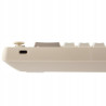 Klawiatura mechaniczna Epomaker RT65 Bluetooth szaro-biała Wisteria