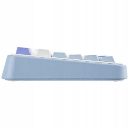 Klawiatura mechaniczna Epomaker TH99 Creamy Jade Switch biało-niebiesk