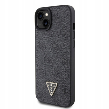 Guess Crossbody 4G Metal Logo — etui do iPhone 15 Plus, czarne