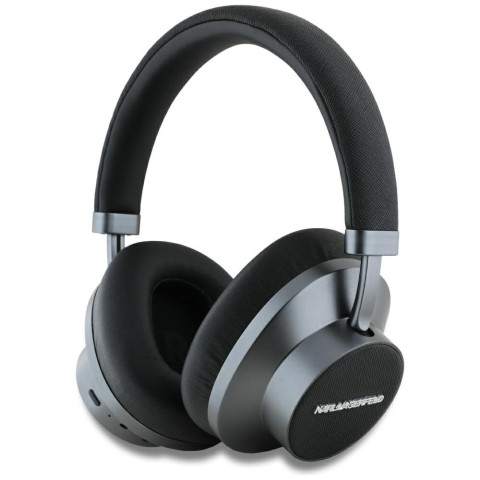 Słuchawki nauszne Karl Lagerfeld Saffiano Elongated Bluetooth ANC czar