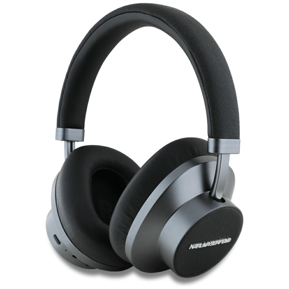 Słuchawki nauszne Karl Lagerfeld Saffiano Elongated Bluetooth ANC czar