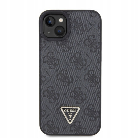 Guess Crossbody 4G Metal Logo — etui do iPhone 15 Plus, czarne