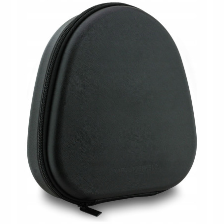 Słuchawki nauszne Karl Lagerfeld Grained Initials Bluetooth ANC czarny