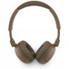 Słuchawki nauszne Guess Bluetooth 5.3 Metal Logo Script brązowy