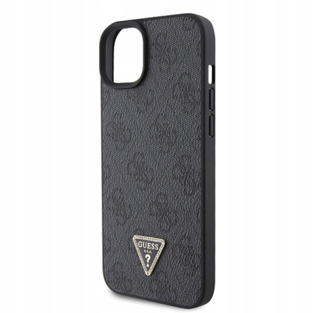Guess Crossbody 4G Metal Logo — etui do iPhone 15 Plus, czarne