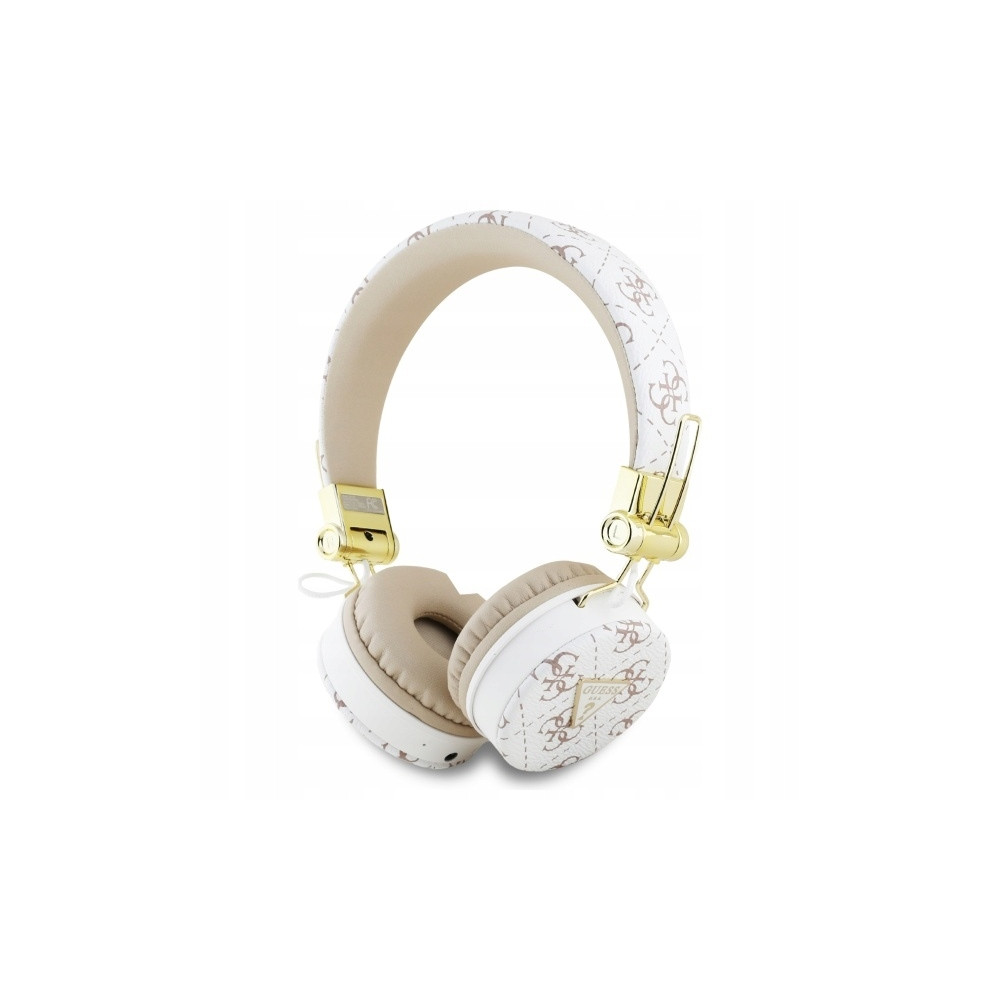 Guess słuchawki nauszne Bluetooth ENC GUBH70E4PTMH biały/white 4G Tria