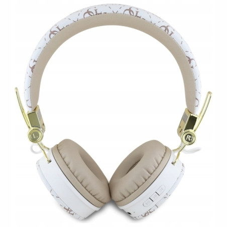 Guess słuchawki nauszne Bluetooth ENC GUBH70E4PTMH biały/white 4G Tria
