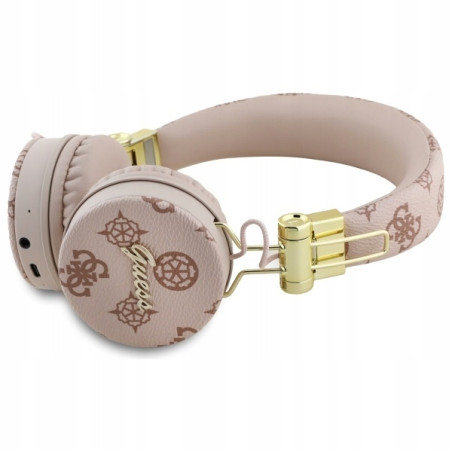 Guess słuchawki nauszne Bluetooth ENC GUBH70EPOSMW brązowy/brown Peony