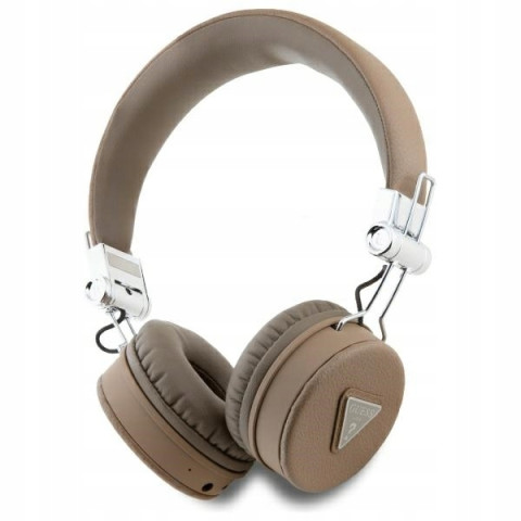 Guess słuchawki nauszne Bluetooth ENC GUBH70PGTSPSW brązowy/brown Grai