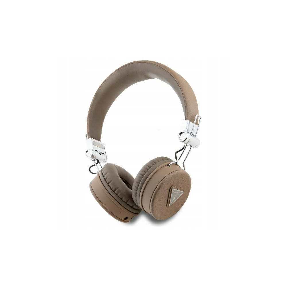 Guess słuchawki nauszne Bluetooth ENC GUBH70PGTSPSW brązowy/brown Grai