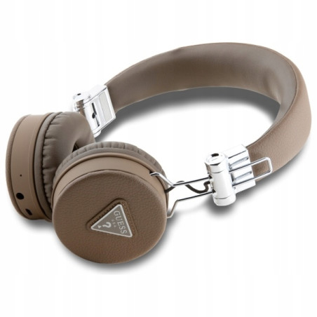 Guess słuchawki nauszne Bluetooth ENC GUBH70PGTSPSW brązowy/brown Grai