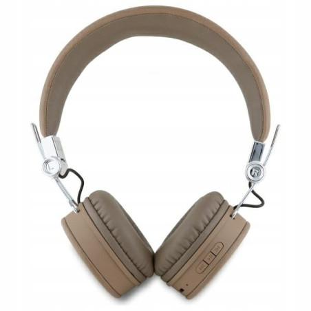 Guess słuchawki nauszne Bluetooth ENC GUBH70PGTSPSW brązowy/brown Grai