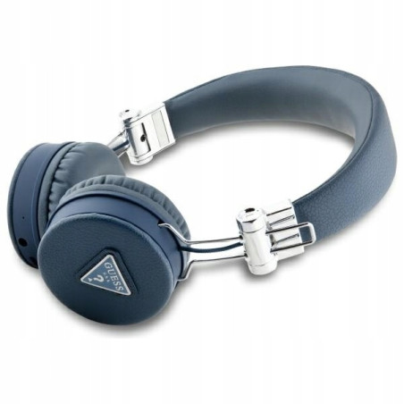 Guess słuchawki nauszne Bluetooth ENC GUBH70PGTSPSB niebieski/blue Gra