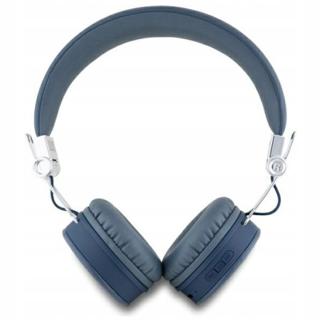 Guess słuchawki nauszne Bluetooth ENC GUBH70PGTSPSB niebieski/blue Gra