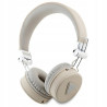 Guess słuchawki nauszne Bluetooth ENC GUBH70PGTSPSE beżowy/beige Grain